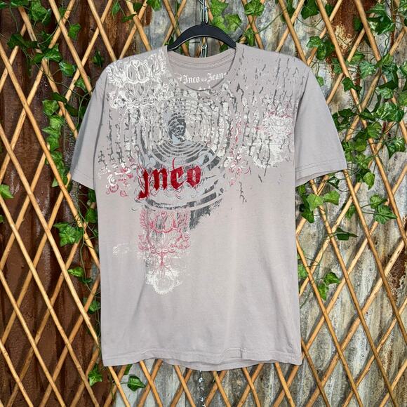 Vintage Y2K JNCO jeans grunge 2000s jumbo rare royal t-shirt - Picture 1 of 4